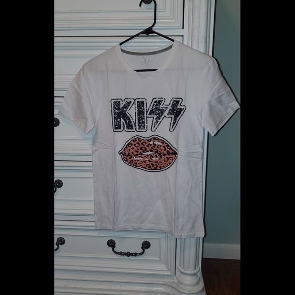 Cheetah/Lip Print T-shirt - Picture 2 of 3